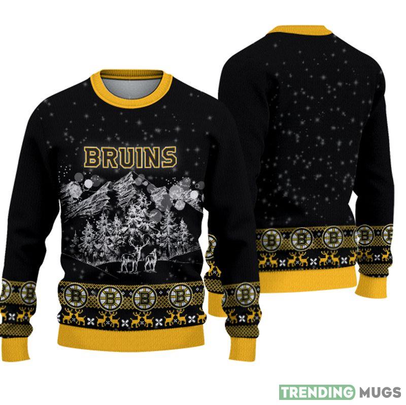 Boston Bruins Christmas Mountain Knitted Sweater Gift For Men And Women - Boston Bruins Christmas Mountain Knitted Sweater Gift For Men And Women Boston Bruins Christmas Mountain Knitted Sweater Gift For Men And Women - Boston Bruins Christmas Mountain Knitted Sweater Gift For Men And Women
