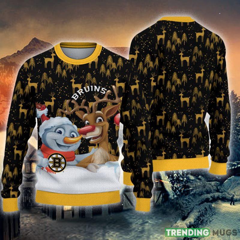 Boston Bruins Christmas Reindeer Ugly Christmas Sweater Festivity AOP Gift For Fans - Boston Bruins Christmas Reindeer Ugly Christmas Sweater Festivity AOP Gift For Fans Boston Bruins Christmas Reindeer Ugly Christmas Sweater Festivity AOP Gift For Fans - Boston Bruins Christmas Reindeer Ugly Christmas Sweater Festivity AOP Gift For Fans