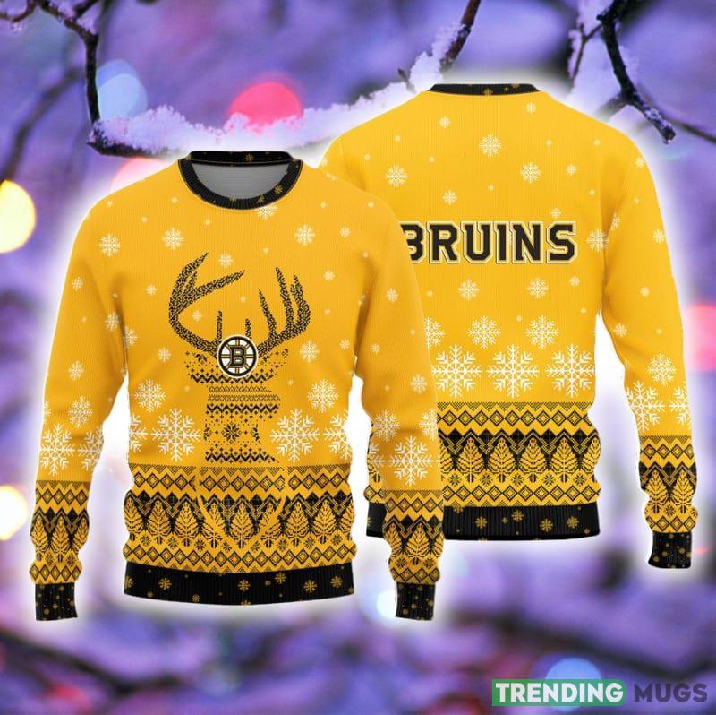 Boston Bruins Christmas Reindeer Ugly Christmas Sweater Wardrobe AOP Gift For Fans - Boston Bruins Christmas Reindeer Ugly Christmas Sweater Wardrobe AOP Gift For Fans Boston Bruins Christmas Reindeer Ugly Christmas Sweater Wardrobe AOP Gift For Fans - Boston Bruins Christmas Reindeer Ugly Christmas Sweater Wardrobe AOP Gift For Fans