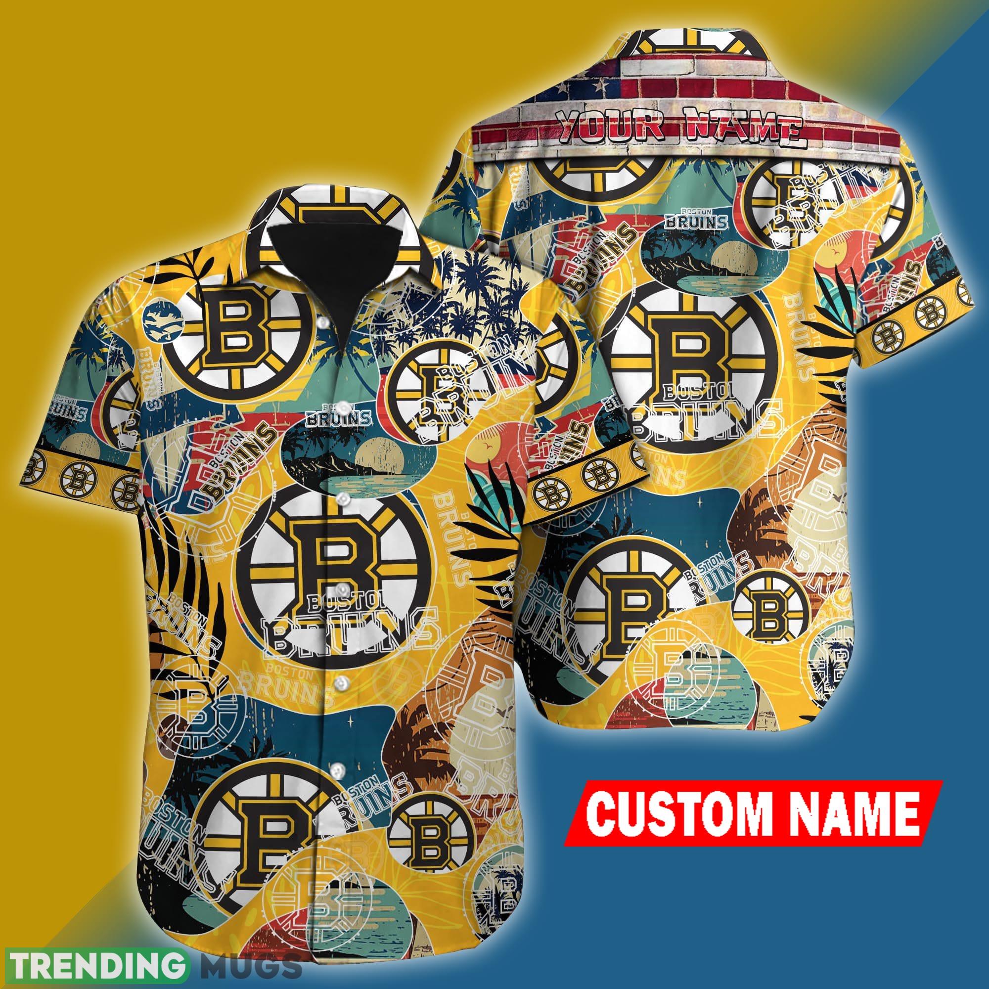 Boston Bruins Custom Name Vintage Hawaiian Shirt For Fans - Boston Bruins Custom Name Vintage Hawaiian Shirt For Fans Boston Bruins Custom Name Vintage Hawaiian Shirt For Fans - Boston Bruins Custom Name Vintage Hawaiian Shirt For Fans