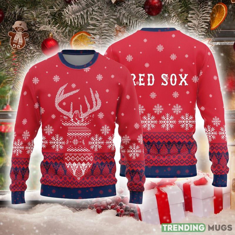 Boston Red Sox Christmas Reindeer Knitted Ugly Christmas Sweater AOP Gift For Men And Women - Boston Red Sox Christmas Reindeer Knitted Ugly Christmas Sweater AOP Gift For Men And Women Boston Red Sox Christmas Reindeer Knitted Ugly Christmas Sweater AOP Gift For Men And Women - Boston Red Sox Christmas Reindeer Knitted Ugly Christmas Sweater AOP Gift For Men And Women