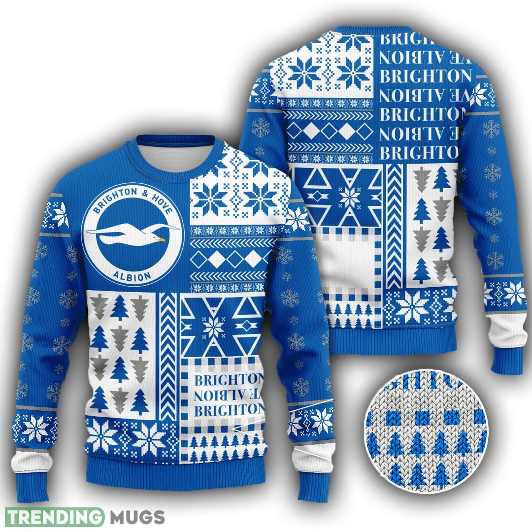 Brighton & Hove Albion Woolen 3D Knitted Sweater Gift Christmas For Men Women - Brighton & Hove Albion Woolen 3D Knitted Sweater Gift Christmas For Men Women