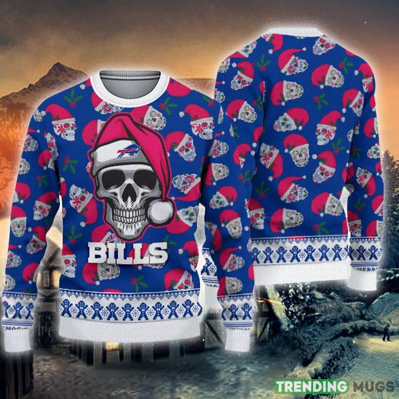 Buffalo Bills Christmas Skull Knitted Ugly Christmas Sweater AOP Gift For Men And Women - Buffalo Bills Christmas Skull Knitted Ugly Christmas Sweater AOP Gift For Men And Women Buffalo Bills Christmas Skull Knitted Ugly Christmas Sweater AOP Gift For Men And Women - Buffalo Bills Christmas Skull Knitted Ugly Christmas Sweater AOP Gift For Men And Women