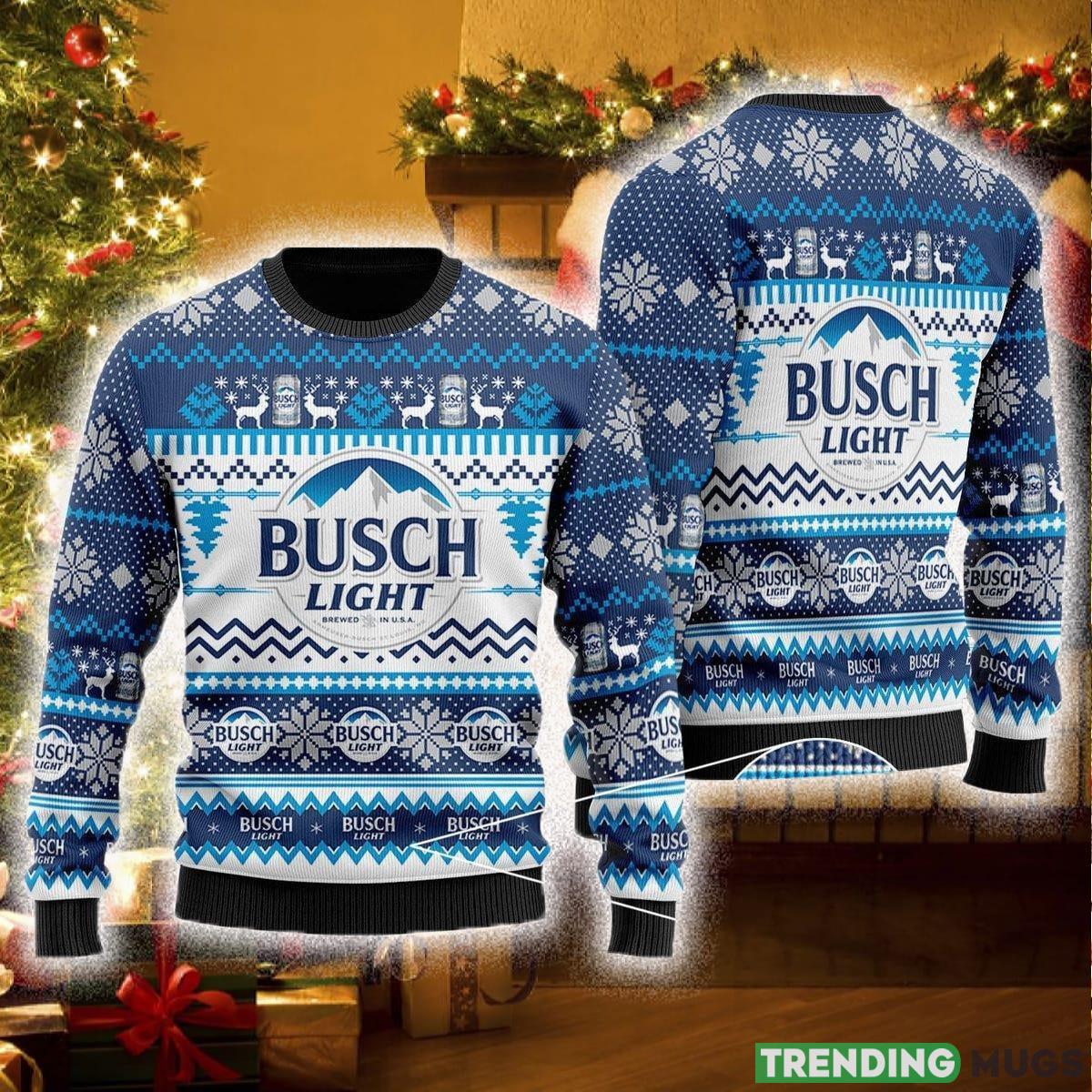 Busch Light Design 4 Ugly Christmas Sweater For Men And Women - Busch Light Design 4 Ugly Christmas Sweater For Men And Women Busch Light Design 4 Ugly Christmas Sweater For Men And Women - Busch Light Design 4 Ugly Christmas Sweater For Men And Women