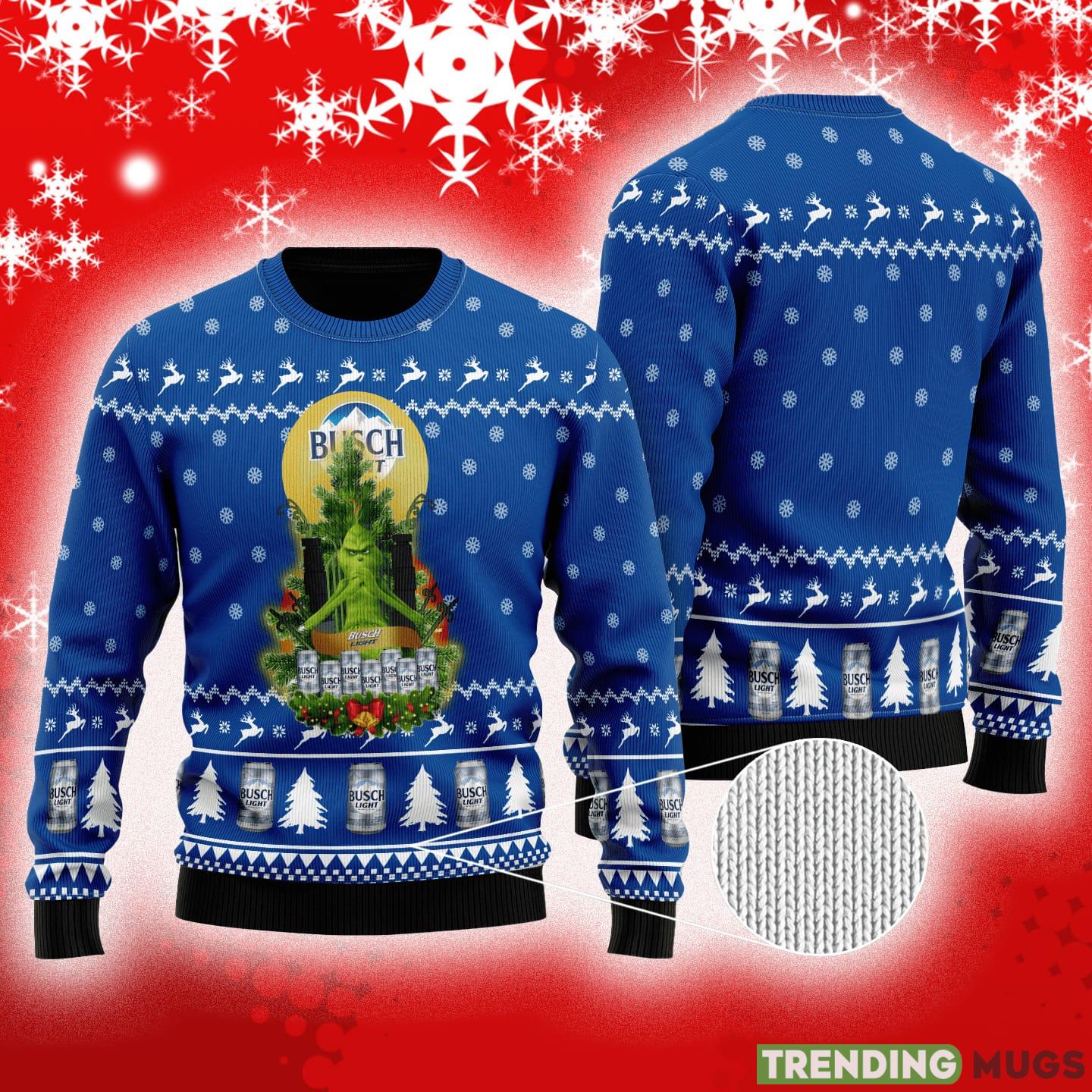 Busch Light Grinch Snow Ugly Christmas Sweater For Men And Women Gift - Busch Light Grinch Snow Ugly Christmas Sweater For Men And Women Gift Busch Light Grinch Snow Ugly Christmas Sweater For Men And Women Gift - Busch Light Grinch Snow Ugly Christmas Sweater For Men And Women Gift