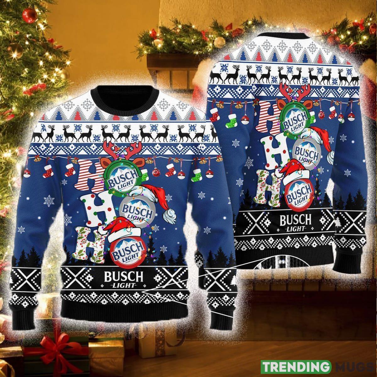 Busch Light HoHoHo Ugly Christmas Sweater For Men And Women - Busch Light HoHoHo Ugly Christmas Sweater For Men And Women Busch Light HoHoHo Ugly Christmas Sweater For Men And Women - Busch Light HoHoHo Ugly Christmas Sweater For Men And Women