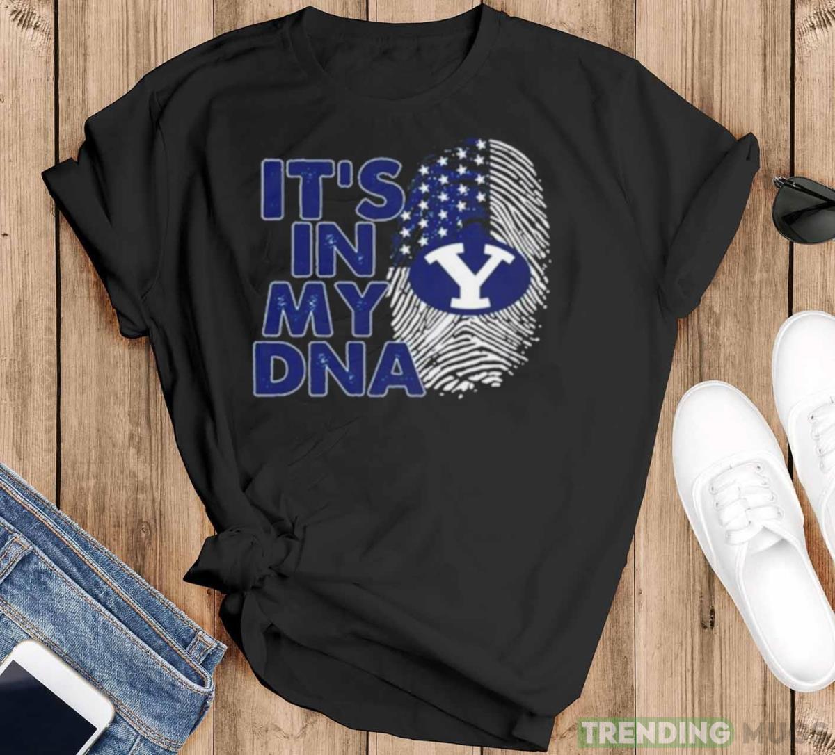 BYU Cougars Football 2023 It’s In My DNA shirt - Black T-Shirt BYU Cougars Football 2023 It’s In My DNA shirt - Black T-Shirt