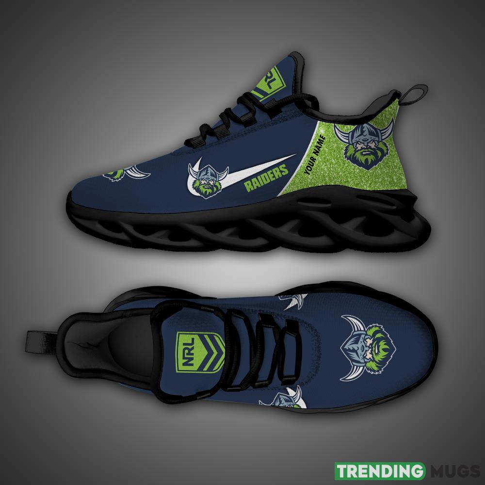 Canberra Raiders NRL Glitter Max Soul Shoes Custom Name Running Sneakers For Fans Gift Max Soul Canberra Raiders NRL Glitter Max Soul Shoes Custom Name Running Sneakers For Fans Gift Max Soul