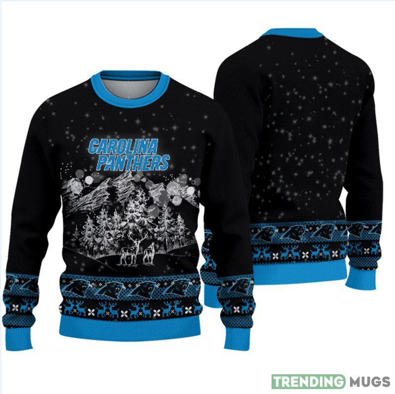 Carolina Panthers Christmas Mountain Knitted Sweater Gift For Men And Women - Carolina Panthers Christmas Mountain Knitted Sweater Gift For Men And Women Carolina Panthers Christmas Mountain Knitted Sweater Gift For Men And Women - Carolina Panthers Christmas Mountain Knitted Sweater Gift For Men And Women