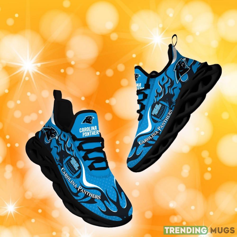 Carolina Panthers NFL New Exclusive Max Soul Sneaker For Men And Women Sports Shoes Fans Gift - Carolina Panthers NFL Clunky Shoes For Fans photo 1