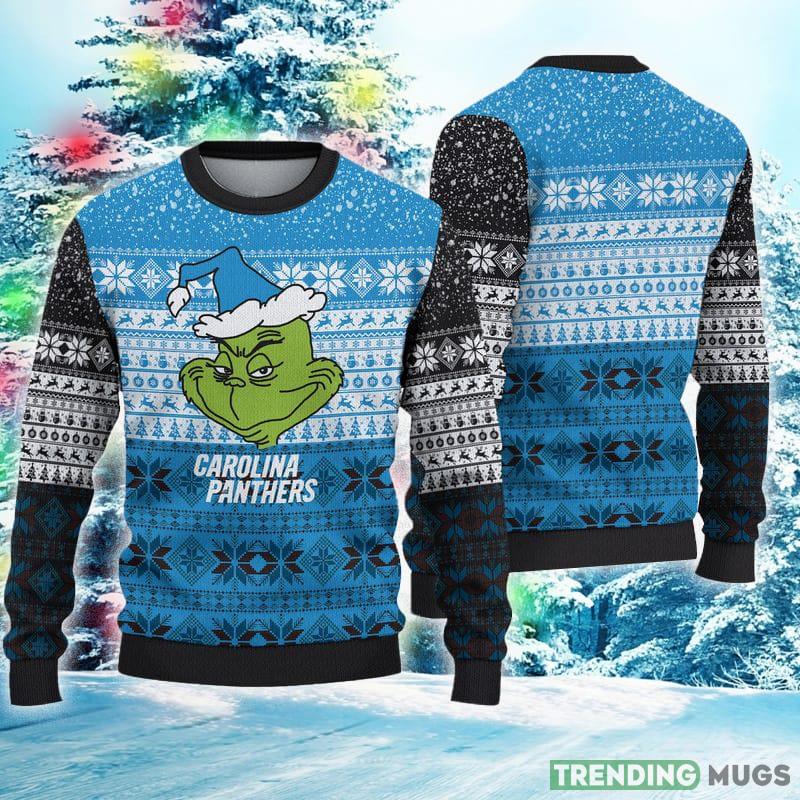 Carolina Panthers Ugly Christmas Grch Xmas Sweater Merry Gift Mens Women - Carolina Panthers Ugly Christmas Grch Xmas Sweater Merry Gift Mens Women Carolina Panthers Ugly Christmas Grch Xmas Sweater Merry Gift Mens Women - Carolina Panthers Ugly Christmas Grch Xmas Sweater Merry Gift Mens Women