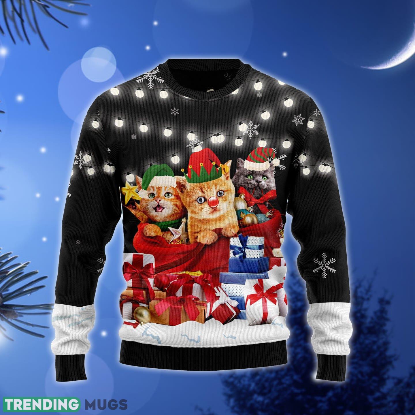 Cat Noel Ugly Christmas Sweater Gift Men Women - Cat Noel Ugly Christmas Sweater Gift Men Women_1