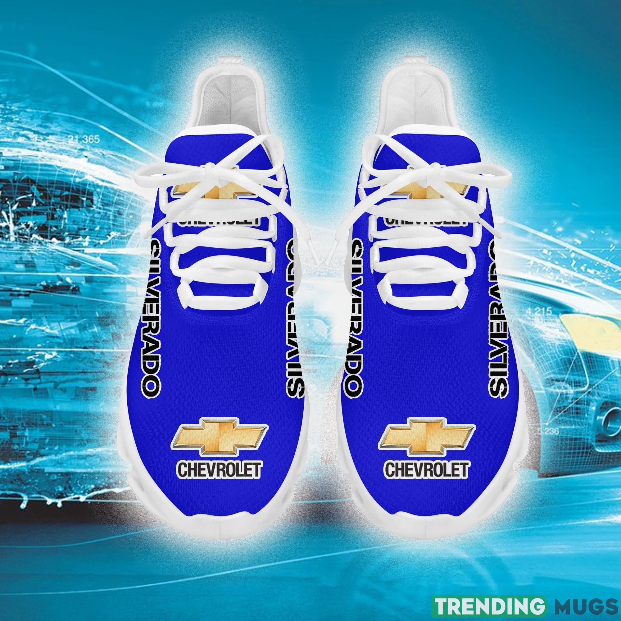 Chevrolet Silverado Running Shoes Graphic Love Car Max Soul Sneakers Fans Gift For Men And Women Blue Max Soul Chevrolet Silverado Running Shoes Graphic Love Car Max Soul Sneakers Fans Gift For Men And Women Blue Max Soul