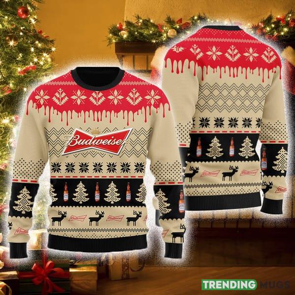 Chevron Pattern Budweiser Ugly Christmas Sweater For Men And Women - Chevron Pattern Budweiser Ugly Christmas Sweater For Men And Women Chevron Pattern Budweiser Ugly Christmas Sweater For Men And Women - Chevron Pattern Budweiser Ugly Christmas Sweater For Men And Women
