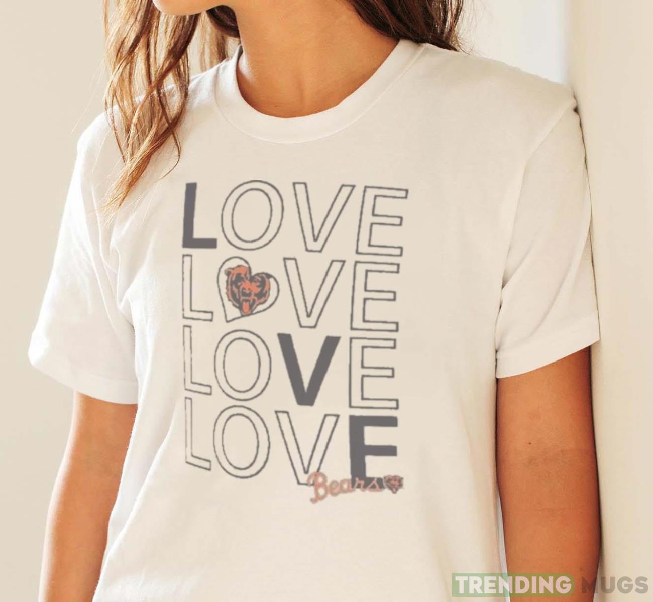 Chicago Bears G III Love Graphic T Shirt Light Shirt Chicago Bears G III Love Graphic T Shirt Light Shirt