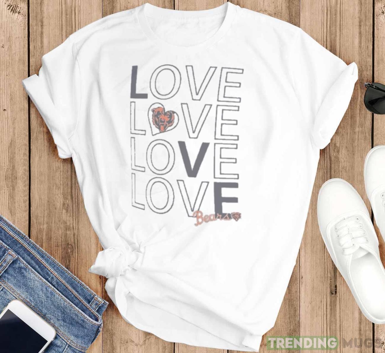 Chicago Bears G III Love Graphic T Shirt Light Shirt Chicago Bears G III Love Graphic T Shirt Light Shirt