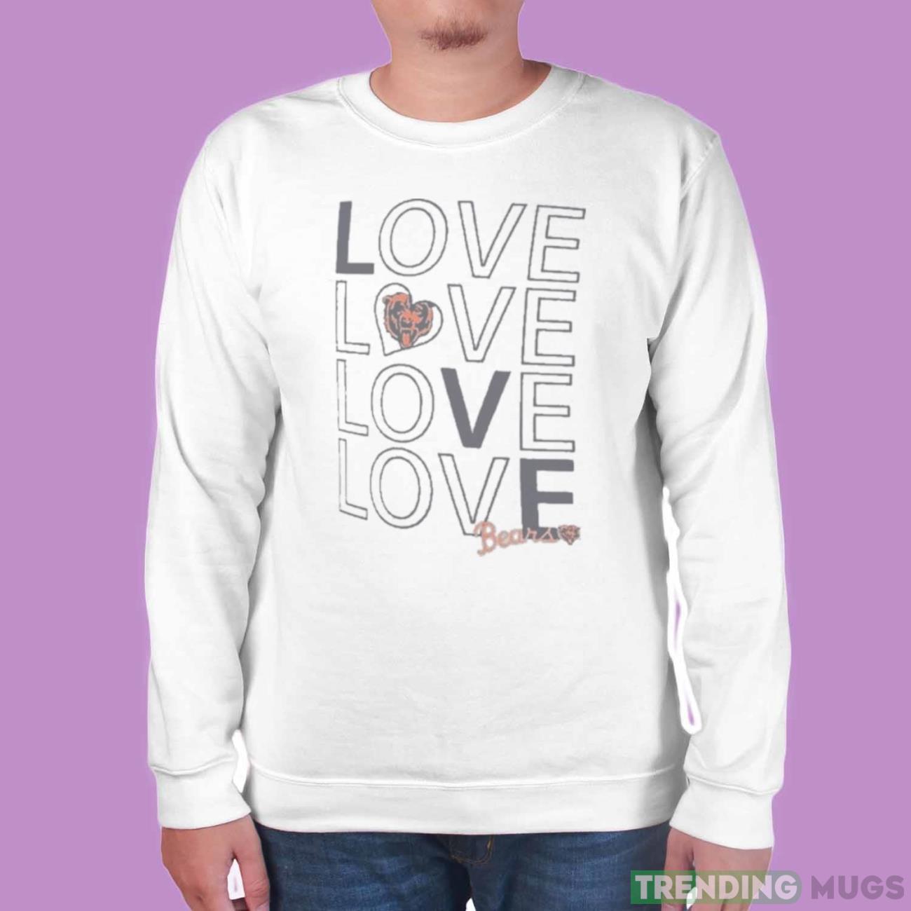 Chicago Bears G III Love Graphic T Shirt Light Shirt Chicago Bears G III Love Graphic T Shirt Light Shirt