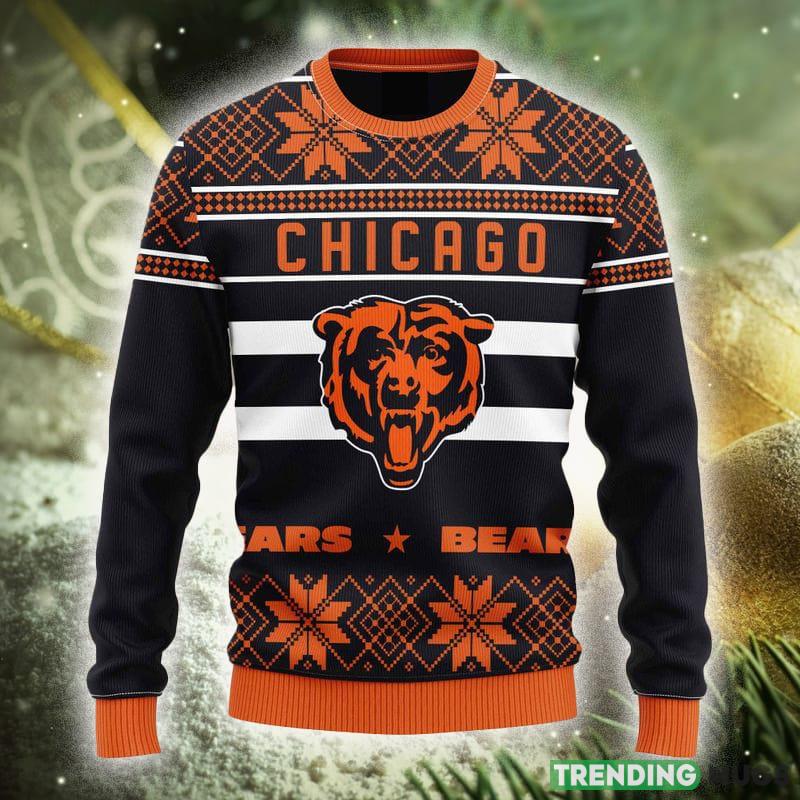 Chicago Bears NFL Limited Ugly Sweater Sweatshirt Trending Gift Christmas - NFL Chicago Bears All Over Print Christmas Ugly Sweater Sweatshirt_1 Chicago Bears NFL Limited Ugly Sweater Sweatshirt Trending Gift Christmas - NFL Chicago Bears All Over Print Christmas Ugly Sweater Sweatshirt_1