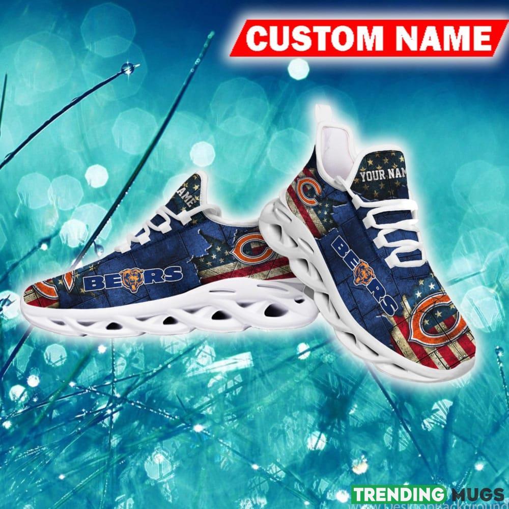 Chicago Bears Streetwear Custom Name Chunky Sneaker AOP Gift Fans Max Soul Shoes Max Soul Chicago Bears Streetwear Custom Name Chunky Sneaker AOP Gift Fans Max Soul Shoes Max Soul