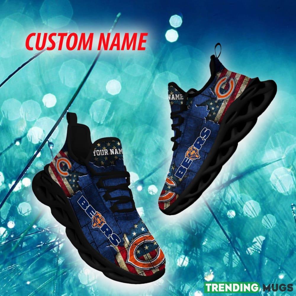 Chicago Bears Streetwear Custom Name Chunky Sneaker AOP Gift Fans Max Soul Shoes - Chicago Bears Max Soul Sneaker NFL photo 1 Chicago Bears Streetwear Custom Name Chunky Sneaker AOP Gift Fans Max Soul Shoes - Chicago Bears Max Soul Sneaker NFL photo 1