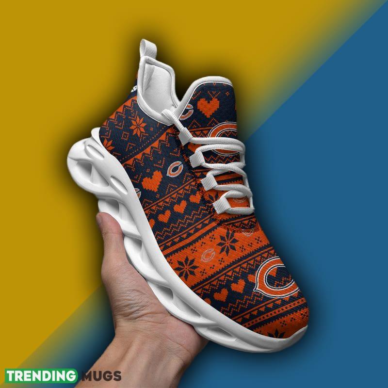 Chicago Bears X max Patterns Max Soul Shoes Trend Christmas Sneakers Max Soul Chicago Bears X max Patterns Max Soul Shoes Trend Christmas Sneakers Max Soul
