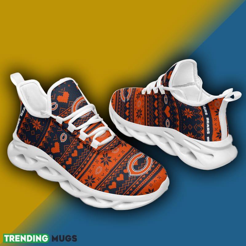 Chicago Bears X max Patterns Max Soul Shoes Trend Christmas Sneakers Max Soul Chicago Bears X max Patterns Max Soul Shoes Trend Christmas Sneakers Max Soul