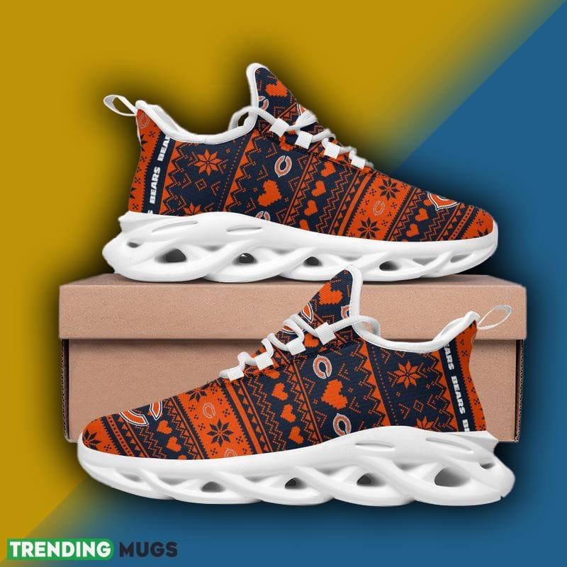 Chicago Bears X max Patterns Max Soul Shoes Trend Christmas Sneakers Max Soul Chicago Bears X max Patterns Max Soul Shoes Trend Christmas Sneakers Max Soul