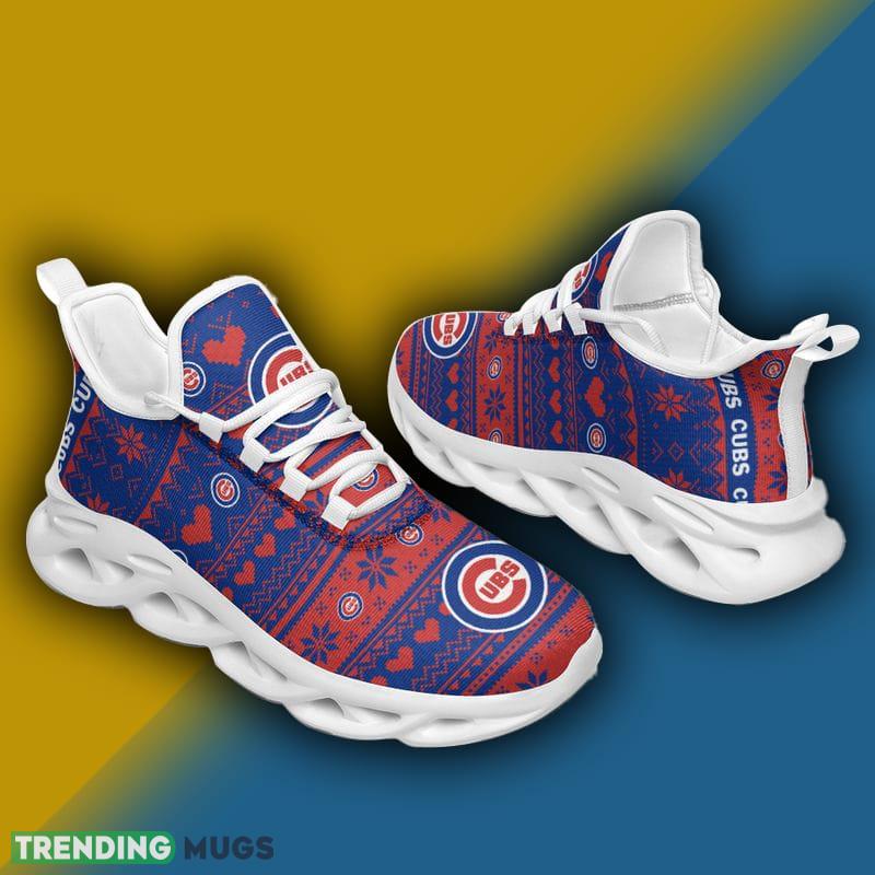 Chicago Cubs X max Patterns Max Soul Shoes Sign Christmas Sneakers Max Soul Chicago Cubs X max Patterns Max Soul Shoes Sign Christmas Sneakers Max Soul