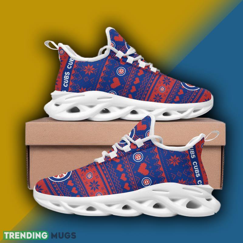 Chicago Cubs X max Patterns Max Soul Shoes Sign Christmas Sneakers Max Soul Chicago Cubs X max Patterns Max Soul Shoes Sign Christmas Sneakers Max Soul