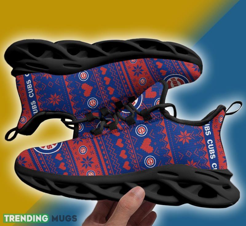 Chicago Cubs X max Patterns Max Soul Shoes Sign Christmas Sneakers Max Soul Chicago Cubs X max Patterns Max Soul Shoes Sign Christmas Sneakers Max Soul