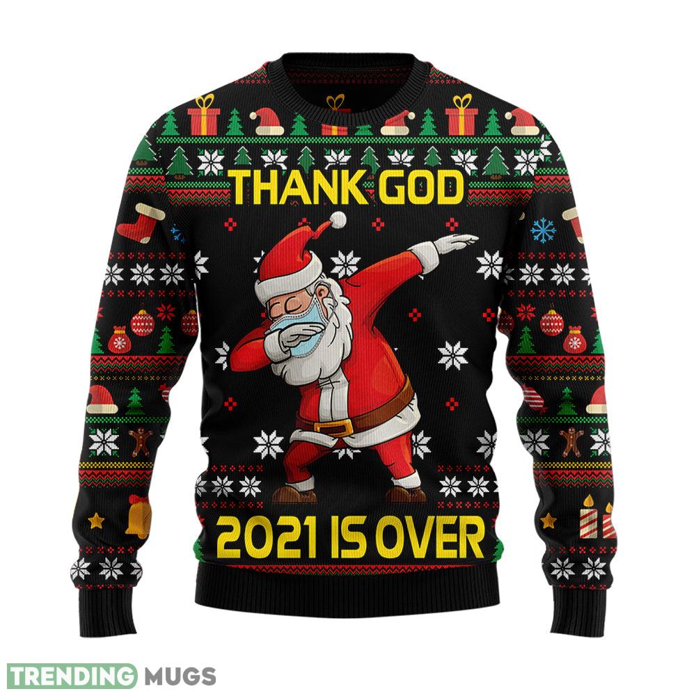Christmas Thank God 2021 Is Over Santa Da Ugly Christmas Sweater Gift Men Women - Christmas Thank God 2021 Is Over Santa Da Ugly Christmas Sweater Gift Men Women_2 Christmas Thank God 2021 Is Over Santa Da Ugly Christmas Sweater Gift Men Women - Christmas Thank God 2021 Is Over Santa Da Ugly Christmas Sweater Gift Men Women_2