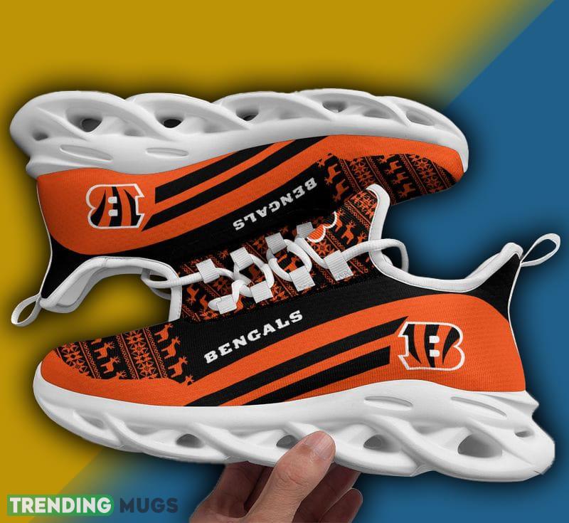 Cincinnati Bengals Christmas Pattern Max Soul Shoes Recognition Christmas Sneakers - Cincinnati Bengals Christmas Pattern Max Soul Shoes Christmas Sneakers Photo 1 Cincinnati Bengals Christmas Pattern Max Soul Shoes Recognition Christmas Sneakers - Cincinnati Bengals Christmas Pattern Max Soul Shoes Christmas Sneakers Photo 1
