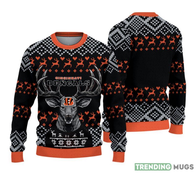 Cincinnati Bengals Christmas Reindeer Knitted Sweater Gift For Men And Women - Cincinnati Bengals Christmas Reindeer Knitted Sweater Gift For Men And Women Cincinnati Bengals Christmas Reindeer Knitted Sweater Gift For Men And Women - Cincinnati Bengals Christmas Reindeer Knitted Sweater Gift For Men And Women