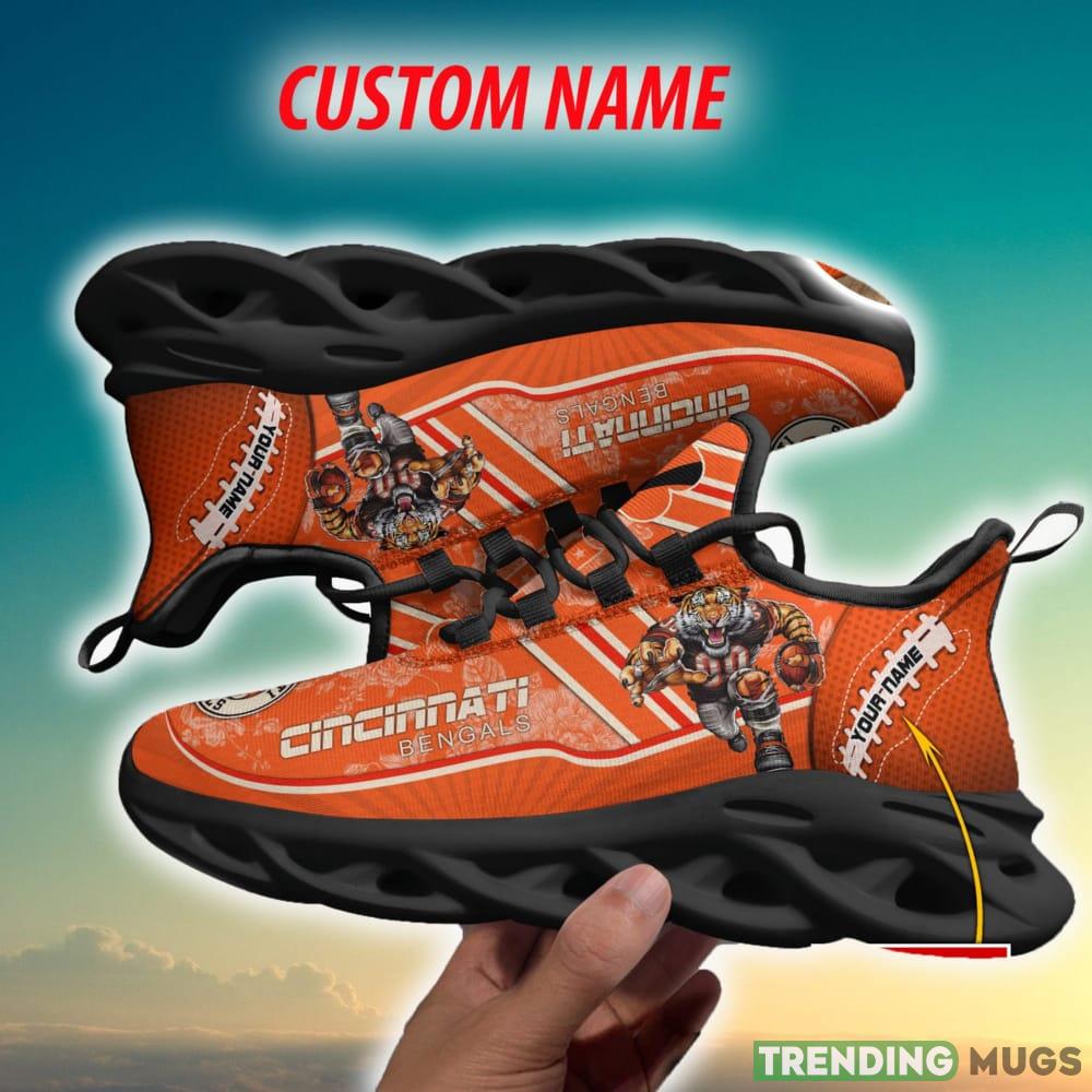 Cincinnati Bengals Imagery Custom Name Chunky Sneaker AOP Gift Fans Max Soul Shoes - Cincinnati Bengals Max Soul Sneaker NFL photo 4 Cincinnati Bengals Imagery Custom Name Chunky Sneaker AOP Gift Fans Max Soul Shoes - Cincinnati Bengals Max Soul Sneaker NFL photo 4