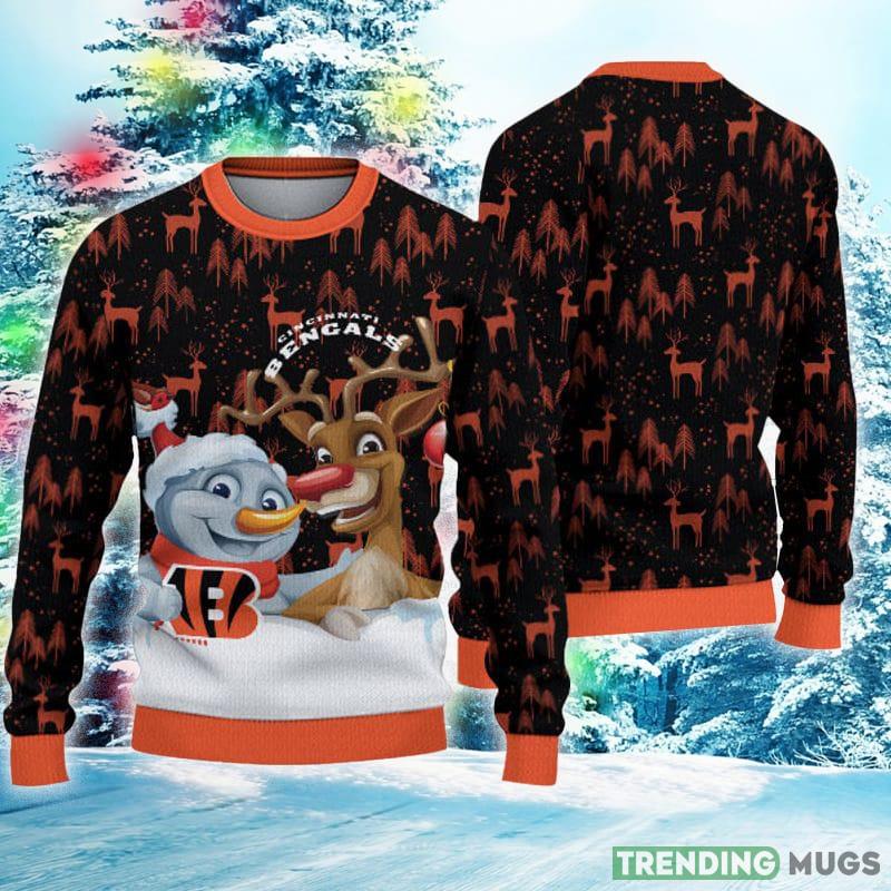 Cincinnati Bengals Ugly Christmas Reindeer Xmas Sweater Retailer Gift Mens Women - Cincinnati Bengals Ugly Christmas Reindeer Xmas Sweater Retailer Gift Mens Women Cincinnati Bengals Ugly Christmas Reindeer Xmas Sweater Retailer Gift Mens Women - Cincinnati Bengals Ugly Christmas Reindeer Xmas Sweater Retailer Gift Mens Women