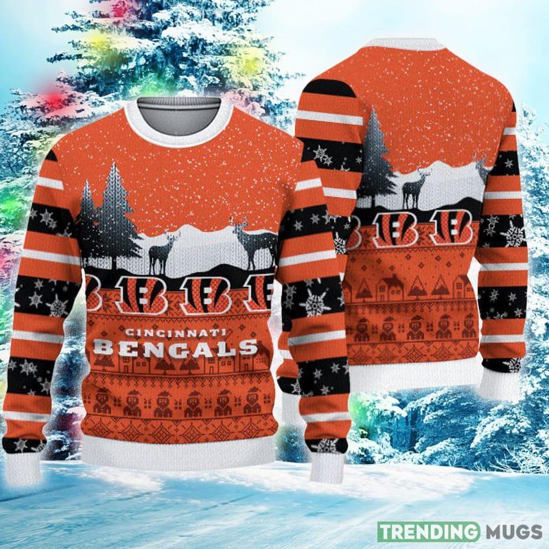 Cincinnati Bengals Ugly Christmas Reindeers Xmas Sweater Crochet Gift Mens Women - Cincinnati Bengals Ugly Christmas Reindeers Xmas Sweater Crochet Gift Mens Women Cincinnati Bengals Ugly Christmas Reindeers Xmas Sweater Crochet Gift Mens Women - Cincinnati Bengals Ugly Christmas Reindeers Xmas Sweater Crochet Gift Mens Women