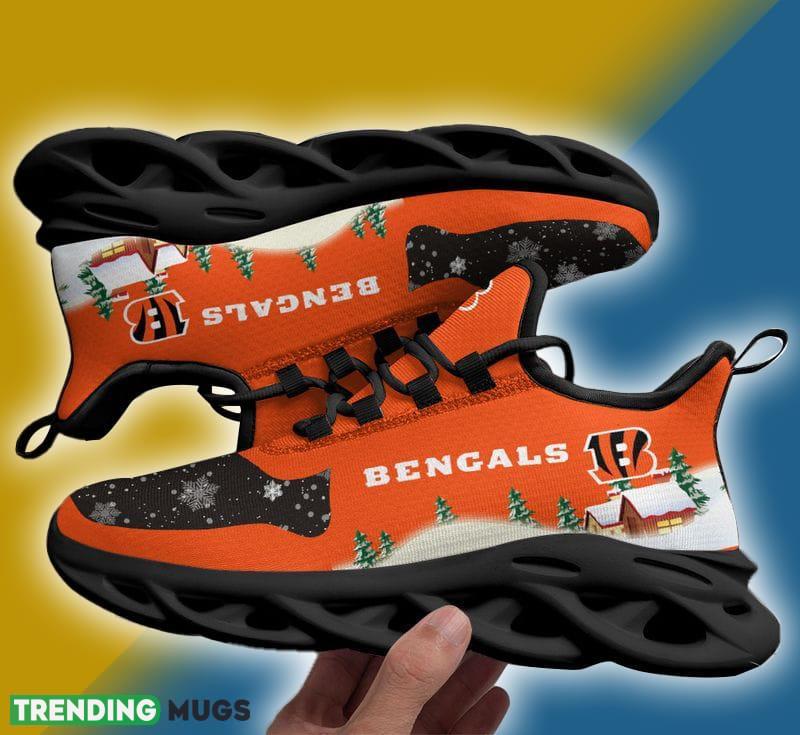 Cincinnati Bengals X max Pattern Print Max Soul Shoes Representation Christmas Sneakers Max Soul Cincinnati Bengals X max Pattern Print Max Soul Shoes Representation Christmas Sneakers Max Soul
