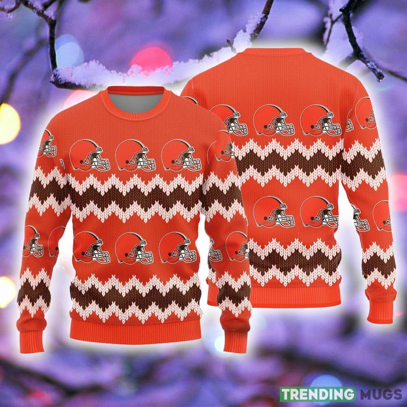 Cleveland Browns Christmas Pattern Ugly Christmas Sweater Festoon AOP Gift For Fans - Cleveland Browns Christmas Pattern Ugly Christmas Sweater Festoon AOP Gift For Fans Cleveland Browns Christmas Pattern Ugly Christmas Sweater Festoon AOP Gift For Fans - Cleveland Browns Christmas Pattern Ugly Christmas Sweater Festoon AOP Gift For Fans