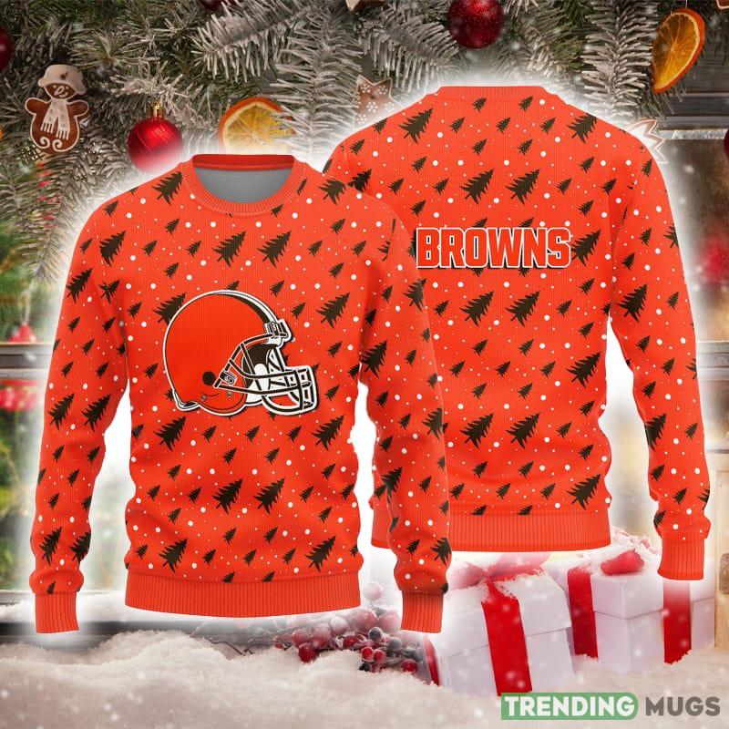 Cleveland Browns Christmas Pine Tree Patterns Pattern Knitted Ugly Christmas Sweater AOP Gift For Men And Women - Cleveland Browns Christmas Pine Tree Patterns Pattern Knitted Ugly Christmas Sweater AOP Gift For Men And Women Cleveland Browns Christmas Pine Tree Patterns Pattern Knitted Ugly Christmas Sweater AOP Gift For Men And Women - Cleveland Browns Christmas Pine Tree Patterns Pattern Knitted Ugly Christmas Sweater AOP Gift For Men And Women