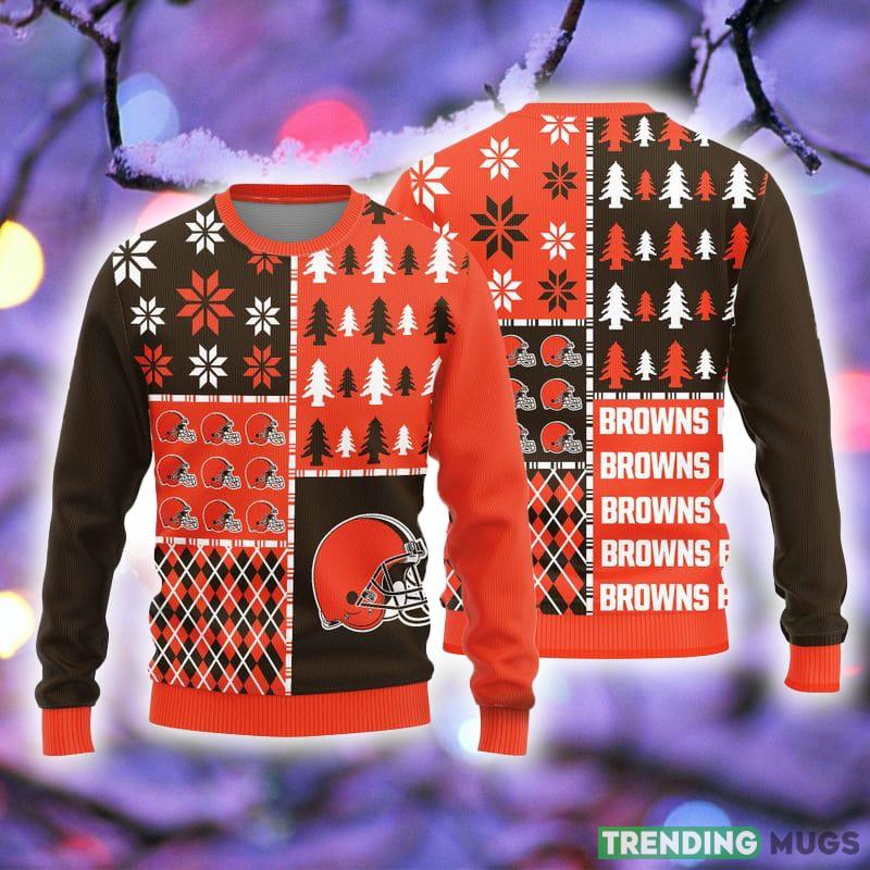 Cleveland Browns Christmas Pine Trees Pattern Knitted Ugly Christmas Sweater AOP Gift For Men And Women - Cleveland Browns Christmas Pine Trees Pattern Knitted Ugly Christmas Sweater AOP Gift For Men And Women Cleveland Browns Christmas Pine Trees Pattern Knitted Ugly Christmas Sweater AOP Gift For Men And Women - Cleveland Browns Christmas Pine Trees Pattern Knitted Ugly Christmas Sweater AOP Gift For Men And Women