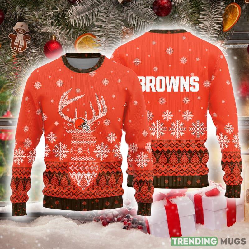 Cleveland Browns Christmas Reindeer Ugly Christmas Sweater Traditional AOP Gift For Fans - Cleveland Browns Christmas Reindeer Ugly Christmas Sweater Traditional AOP Gift For Fans Cleveland Browns Christmas Reindeer Ugly Christmas Sweater Traditional AOP Gift For Fans - Cleveland Browns Christmas Reindeer Ugly Christmas Sweater Traditional AOP Gift For Fans