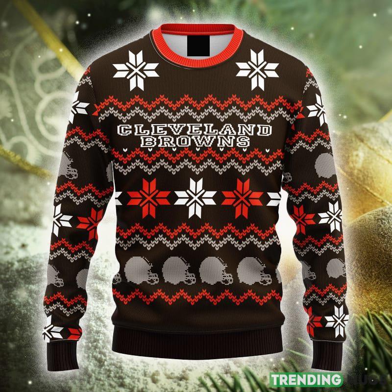 Cleveland Browns NFL Limited Ugly Sweater Sweatshirt Cosy Gift Christmas - NFL Cleveland Browns All Over Print Christmas Ugly Sweater Sweatshirt_1 Cleveland Browns NFL Limited Ugly Sweater Sweatshirt Cosy Gift Christmas - NFL Cleveland Browns All Over Print Christmas Ugly Sweater Sweatshirt_1