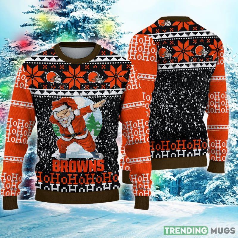 Cleveland Browns Ugly Christmas Santa Claus Xmas Sweater Fireplace Gift Mens Women - Cleveland Browns Ugly Christmas Santa Claus Xmas Sweater Fireplace Gift Mens Women Cleveland Browns Ugly Christmas Santa Claus Xmas Sweater Fireplace Gift Mens Women - Cleveland Browns Ugly Christmas Santa Claus Xmas Sweater Fireplace Gift Mens Women