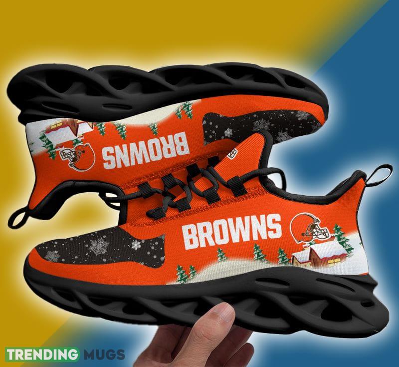 Cleveland Browns X max Pattern Print Max Soul Shoes Iconography Christmas Sneakers Max Soul Cleveland Browns X max Pattern Print Max Soul Shoes Iconography Christmas Sneakers Max Soul