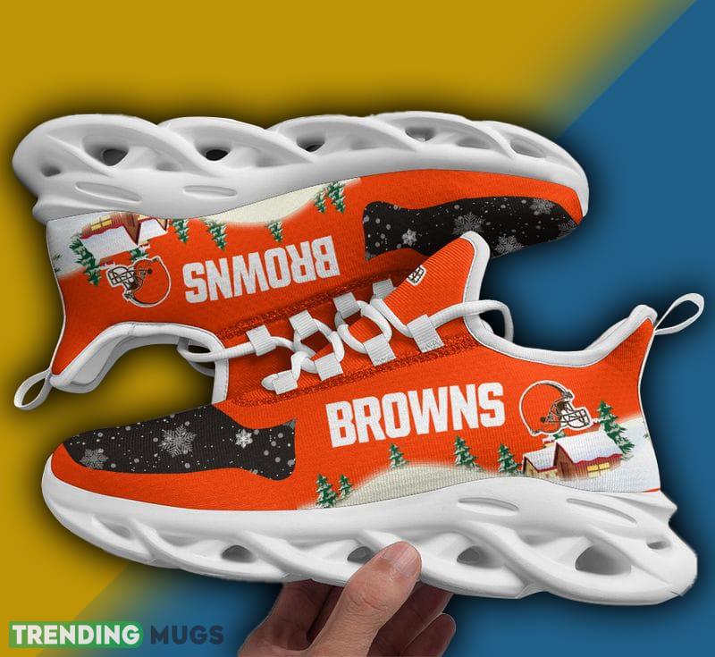 Cleveland Browns X-max Pattern Print Max Soul Shoes Iconography Christmas Sneakers - Cleveland Browns X-max Pattern Print Max Soul Shoes Christmas Sneakers Photo 1 Cleveland Browns X-max Pattern Print Max Soul Shoes Iconography Christmas Sneakers - Cleveland Browns X-max Pattern Print Max Soul Shoes Christmas Sneakers Photo 1