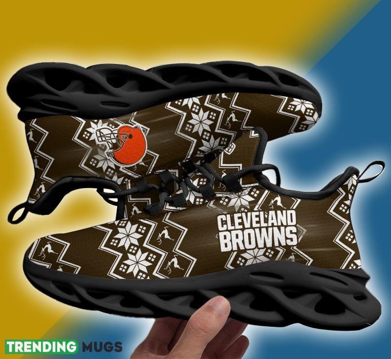 Cleveland Browns Xmas Pattern Max Soul Shoes Emblematic Christmas Sneakers - Cleveland Browns Xmas Pattern Max Soul Shoes Christmas Sneakers Photo 6 Cleveland Browns Xmas Pattern Max Soul Shoes Emblematic Christmas Sneakers - Cleveland Browns Xmas Pattern Max Soul Shoes Christmas Sneakers Photo 6