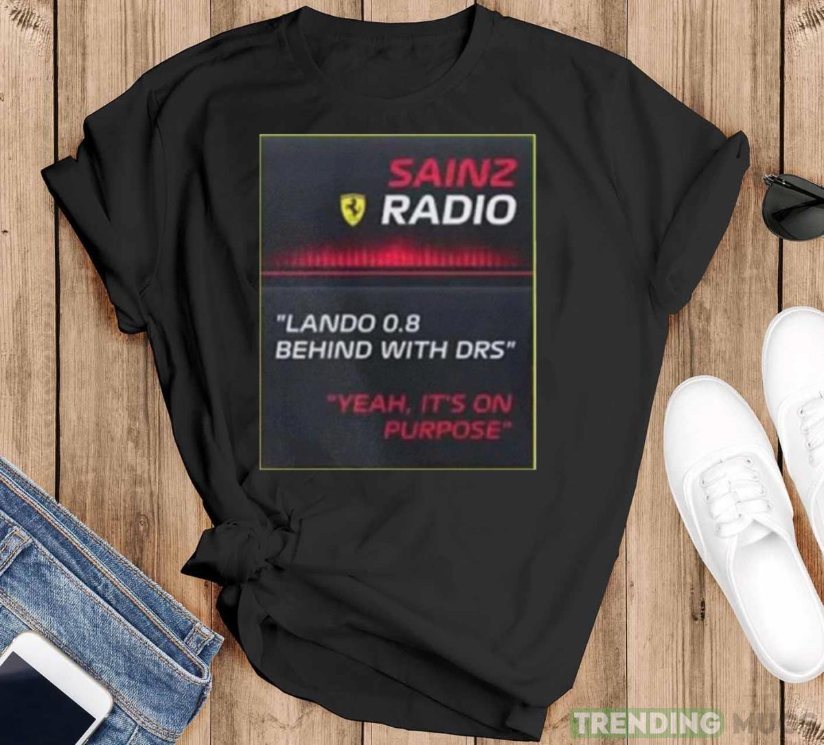 Coldest Team Radio Of The Season Sainz Radio Quote T Shirt - Black T-Shirt Coldest Team Radio Of The Season Sainz Radio Quote T Shirt - Black T-Shirt
