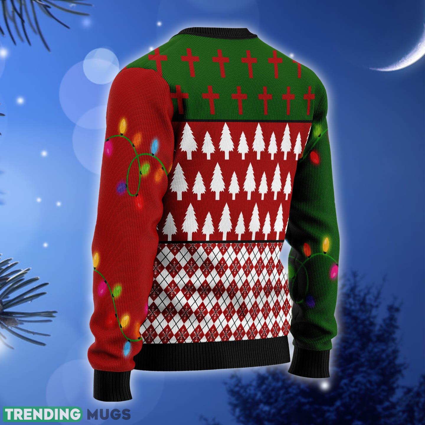Collie Hohoho Ugly Christmas Sweater Gift Men Women 3D Sweater Collie Hohoho Ugly Christmas Sweater Gift Men Women 3D Sweater