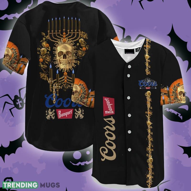 Coors Banquet Golden Skull And Pumpkin Baseball Jersey Shirt - Coors Banquet Golden Skull And Pumpkin Baseball Jersey Shirt Coors Banquet Golden Skull And Pumpkin Baseball Jersey Shirt - Coors Banquet Golden Skull And Pumpkin Baseball Jersey Shirt
