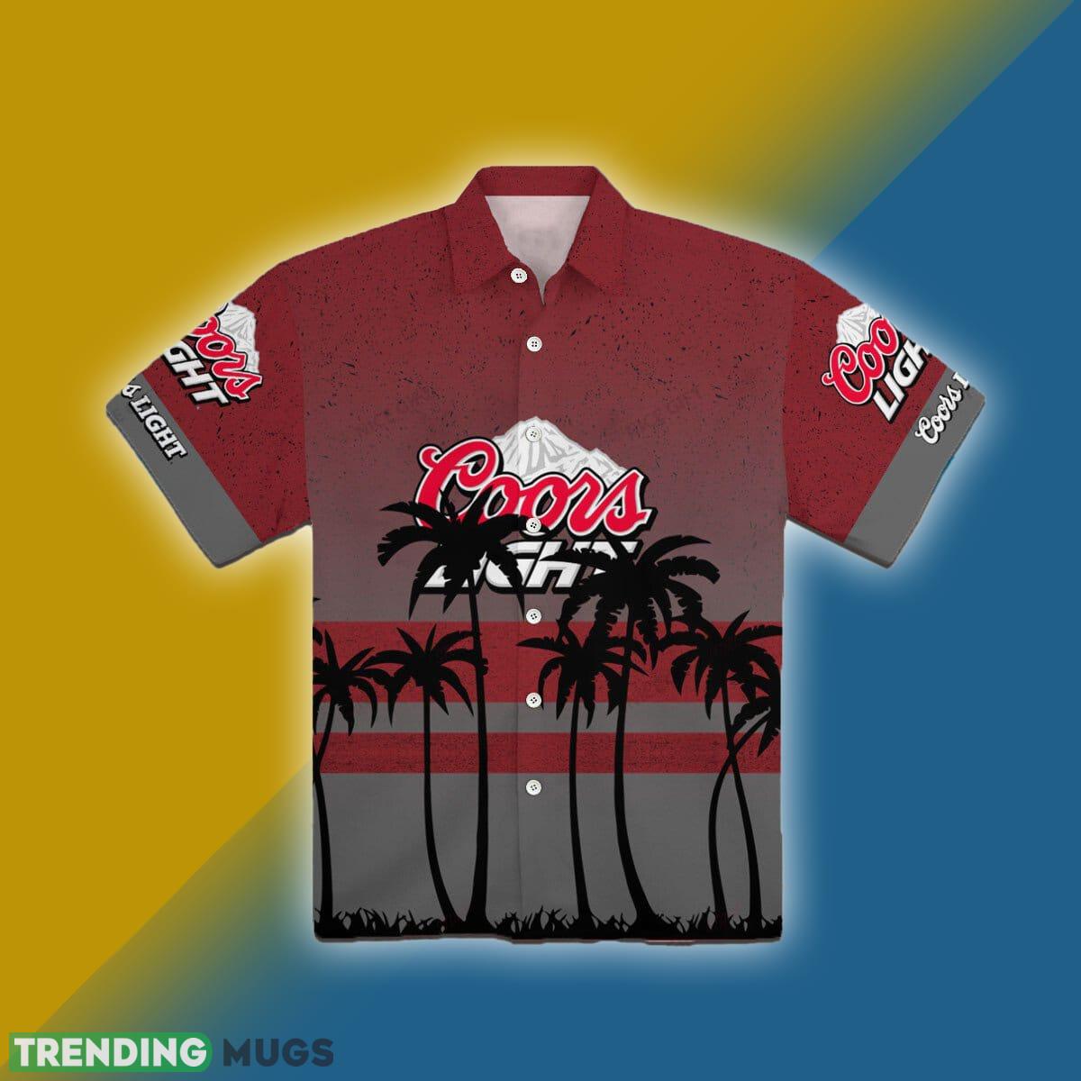 Coors Light Logo Pattern Retro Beer Hawaiian Shirt For Men And Women - Coors Light Logo Pattern Beer Hawaiian Shirt Photo 1 Coors Light Logo Pattern Retro Beer Hawaiian Shirt For Men And Women - Coors Light Logo Pattern Beer Hawaiian Shirt Photo 1